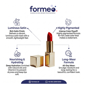 Desarrollo Personalizado de Lápiz Labial Hidratante, Resistente al Agua y Suave para Crear tu Propia Marca - Product Image 1