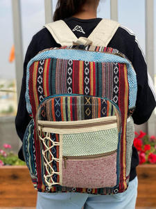 New Design Hemp <b>Laptop</b> <b>Bag</b> Sustainable Backpack New Arrival Jute With Cotton Material Unisex Multi Uses Travel Backpack - Product Image 2