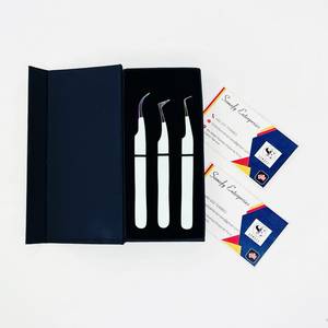 Pinzas para Pestañas Somofy Enterprises de Acero Inoxidable, Precisión, Antiestáticas, Duraderas, Punta Suave de 10 mm, Caja con Logotipo Personalizado - Product Image 6