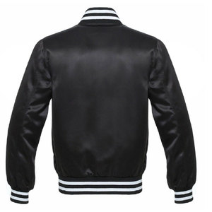Custom Men's Satin Varsity Baseball Jacket 100% Satin <b>Camouflage</b> Cartoon Triple Breasted Closure Customizable Professional - Product Image 4