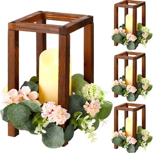 Sheesham Wood Decorative <b>Lantern</b> with Hand-Carved Designs | Wholesale - Product Image 4