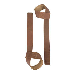 Correas de Cuero para Levantamiento de Pesas, Resistentes, con Logotipo Personalizado para Fisicoculturismo, Hechas a Medida en Pakistán - Product Image 1