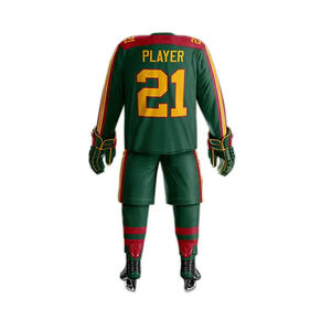 Uniforme de hockey sur glace unisexe pour adultes personnalisé 2026 |   Numéros d'équipe |   Ensemble de sublimation complète |   Service OEM |   100% polyester 300g respirant - Product Image 2