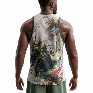 V-Neck Football Sublimation Vest Jersey 100% Polyester Football Training Singlet Tops Custom Sublimation Sleeveless Tank Tops - Product Image 5