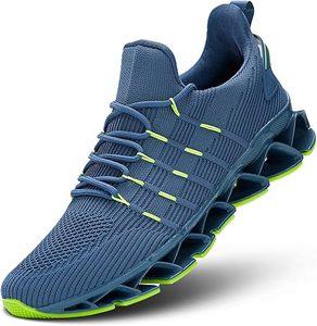 Zapatillas Deportivas con Amortiguación de Goma para Correr, Trotar, Entrenar, Caminar al Aire Libre, Transpirables, con Cordones, para Primavera, Otoño e Invierno - Product Image 3