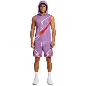 Uniforme de Fútbol Americano Premium Personalizado 7 contra 7 con Capucha y Sin Mangas, con Jersey de Alto Rendimiento y Conjunto de Pantalones Cortos Deportivos a Juego - Product Image 1