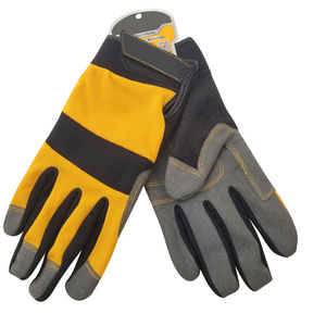 High Quality Synthetic Leather Amara Mechanic Gloves Industrial Safety Hand Protection Abrasion Resistant Gardening Gloves - Product Image 1