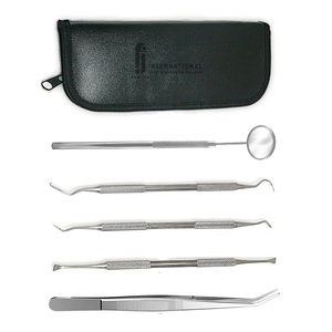 F.J. INTERNATIONAL FJI-6191 Kit d'examen dentaire professionnel 5 pièces pour l'hygiène bucco-dentaire, vente en gros d'usine, instruments dentaires - Product Image 5