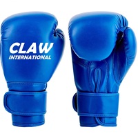 Gants de boxe en cuir de vachette de haute qualité, gants d'entraînement et de sparring professionnels, gants de boxe en cuir PU pour arts martiaux