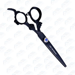 Nouvelle Série de Ciseaux de Coiffure Professionnels de 6 Pouces à Motif Vert pour la Coupe de Cheveux - Product Image 2