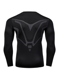 Men`s Gyms Body Building Rash Guard Quick Dry Compression Shirt Fitness Baselayer Fit Workout T Shirt Compression Shirt Men - Product Image 2