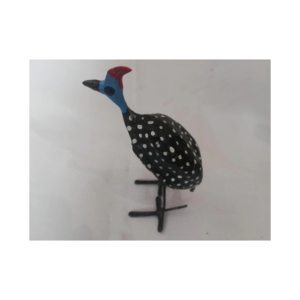 Figurine de poule de Guinée en plastique, 11-30 cm, oiseau coloré à pois, jouet pour enfants de 8 à 13 ans - Product Image 1
