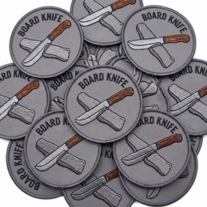 Parche Bordado Redondo con Diseño de Nido de Cuervos Marinos, Fabricante Personalizado - Product Image 6