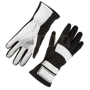 Guantes de rendimiento de tela elástica transpirable, guantes de carreras de karts OEM, guantes de conducción de diseño personalizado - Product Image 3