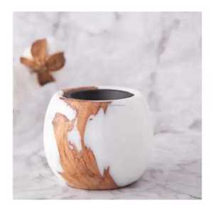 Natural Resin Wood Bakhoor Burner Handmade Mabkhara <b>Incense</b> <b>Holder</b> for Bakhoor Frankincense and Aromatic Home Fragrance - Product Image 3