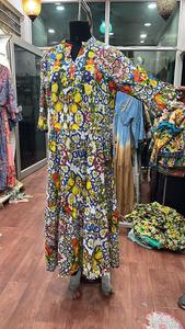 Haute qualité Floral travail à la main kurti conception femmes robe pour la fête porte décontracté - Product Image 2