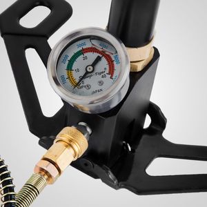 Pompe à main PCP haute pression 3 étapes 30Mpa 4500 PSI pour le remplissage de fusils à air comprimé, avec filtre huile-humidité et manomètre - Product Image 4