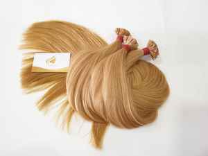 Extensions de cheveux vierges vietnamiens Remy 100% kératine italienne à pointes plates, 8-32 pouces, couleur claire, pré-collées, style ondulé - Product Image 6