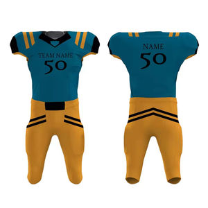 Uniforme de football américain pour hommes entièrement personnalisé, style parfait, vente chaude, prix raisonnable, designs uniques, uniforme de football pour hommes - Product Image 2