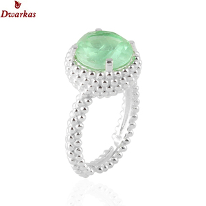 Handmade classic <b>rings</b> 925 sterling <b>silver</b> Doublet paraiba quartz gemstone texture adjustable <b>ring</b> ready stock - Product Image 3