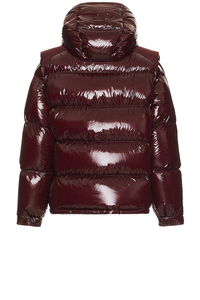 Veste d'hiver pour homme en duvet, avec manches amovibles, design matelassé zippé, vente en gros OEM - Product Image 2