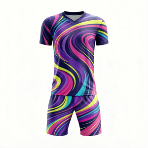 Conjunto Deportivo de Camiseta y Pantalones Cortos para Entrenamiento, Material Transpirable, Personalizable con Nombre, Número y Gráficos del Equipo - Product Image 6