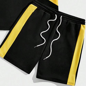 Men's Summer T-Shirt and Shorts <b>Set</b> Polyester/Cotton Breathable Casual Loose Fit <b>Twin</b> <b>Set</b> - Product Image 6