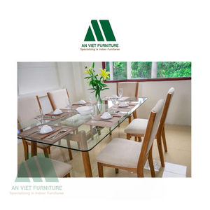 Modern Design Easy-to-Assemble <b>Solid</b> <b>Wood</b> OEM ODM Services Dining Room Furniture Wholesale Premium Rectangle Dining <b>Tables</b> - Product Image 5