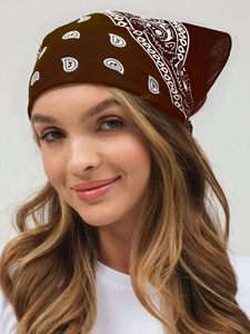 Customizable Cotton Bandana <b>Square</b> <b>Scarf</b> Paisley Design 22 Inch Digital Sublimation Printed Designs Custom Bandana Manufacturer - Product Image 4