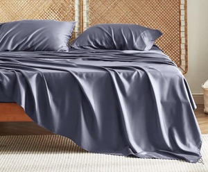 Drap de lit en bambou 300TC, tissage uni, haute densité de fils, doux, lisse, respirant, linge de lit pour hôtels de luxe, complexes hôteliers, chambres d'hôtes - Product Image 5