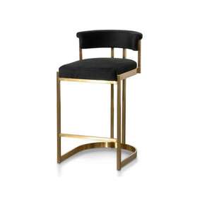 Chaise de salle à manger en acier inoxydable de style populaire, chaise de salon à dossier pour la maison, chaise ottoman pour hôtels, restaurants et villas - Product Image 6