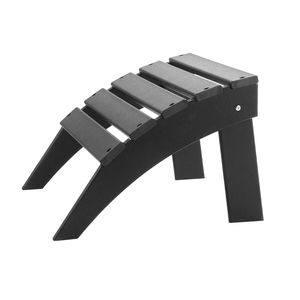 Poggiapiedi Pieghevole in Plastica HDPE per Patio, Stile Adirondack, Resistente alle Intemperie, 18.7L X 19.7L X 13H Pollici - Product Image 6