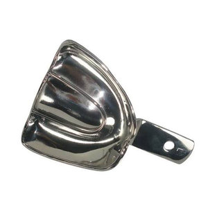 Premium Quality Manual Dental Impression Tray German Stainless Steel Reusable Perforation-Free Orthodontic Design Ergonomic Grip - Product Image 4