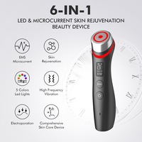 Prix d'usine OEM 6 en 1 2024 Nouvelle Arrivée Masseur oculaire électrique sans fil USB-C anti-âge, raffermissant la peau et liftant les yeux, anti-rides