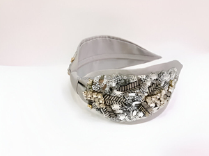 Diadema de Terciopelo Navideña con Lentejuelas Bordadas Personalizadas, Ligera y de Alta Calidad para Accesorios de Cabello para Niños - Product Image 2