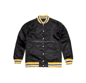 เสื้อแจ็กเก็ตผ้าซาตินปักอักษรสำหรับผู้ชายแจ็คเก็ตผ้าซาตินมหาวิทยาลัยสำหรับใส่ไปเรียนสตรีท - Product Image 5