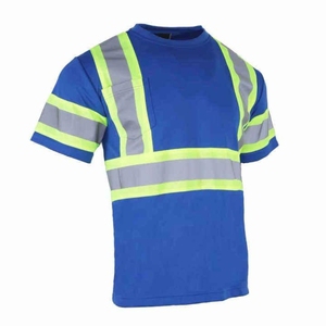 Fabricant de vêtements de travail personnalisés OEM ODM en gros, vêtements de sécurité routière réfléchissants, t-shirts imprimés réfléchissants - Product Image 3