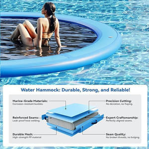 Plataforma Flotante Inflable Portátil para Exteriores, Diseño 2026, Material de PVC, para Lago o Mar, para 5-10 Personas, Ideal para Moto Acuática - Product Image 2