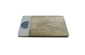 Tabla de cortar de madera y resina de diseño moderno, tabla de cortar con incrustaciones de resina, tabla de quesos de madera, tabla de quesos a precio de fábrica al por mayor - Product Image 6
