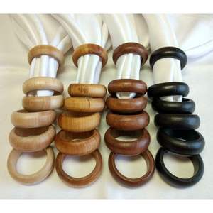 Anneaux de serviette en bois de qualité supérieure pour accessoires de table de haute qualité - Product Image 4