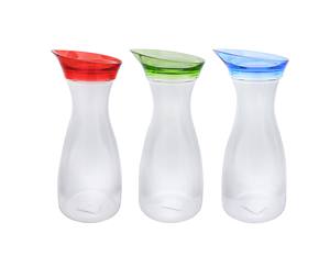 Bouteille en acrylique transparente de qualité supérieure avec bouchon anti-fuite, design luxueux pour l'eau et les jus, 450 ml, plusieurs bouchons de couleur disponibles - Product Image 1