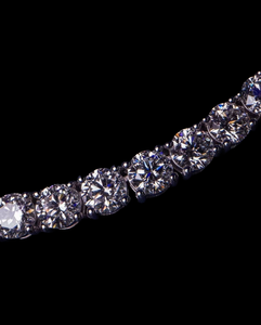 Collier chaîne hip-hop personnalisable de qualité supérieure avec diamants Moissanite, finition or et argent, pour la vente en gros - Product Image 2