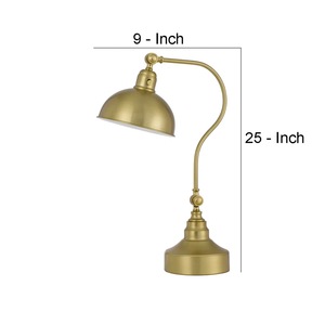 High End Brass <b>Table</b> <b>Lamp</b> with Heavy Round <b>Base</b>, Luxury Nightstand Lighting Solution - Product Image 4