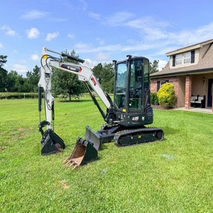 Mini-excavatrice sur chenilles Bobcat de haute qualité, engin de construction avec moteur PLC, mini-pelle sur chenilles - Product Image 6
