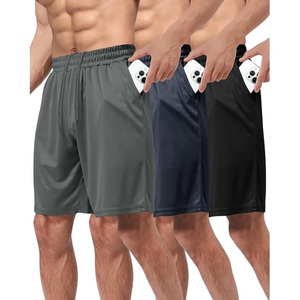 Pantalones Cortos Deportivos de Secado Rápido para Hombre, de Alta Calidad, con Abertura Lateral de 5 Pulgadas, para Gimnasio y Deportes, con Logotipo Personalizado - Product Image 2