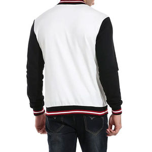 Wholesale Windproof <b>Canvas</b> Varsity <b>Jackets</b> for Men Women with Custom Logo Classic Letterman College Baseball <b>Jacket</b> Summer - Product Image 6