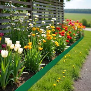 Confezione da 2 pollici con bordo per paesaggio in acciaio Corten resistente da 42 pollici con bordi da giardino in metallo con profondità di 8 pollici - Product Image 5