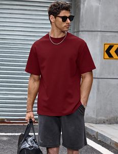 เสื้อยืดแฟชั่นผ้าฝ้ายยืดเนื้อหนา ทรงปกติ ลวดลายดอกไม้ ล้างสีสไตล์ลำลอง ใส่ได้ทั้งชายและหญิง (S-3XL) - Product Image 5