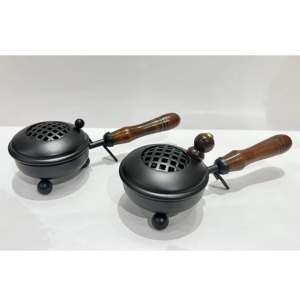 Quemador de Incienso Árabe Personalizable, Ecológico, Hecho a Mano, Kefaf Mubkhar, Forma Circular de Plato de Metal, Bakhoor, Ramadán - Product Image 3