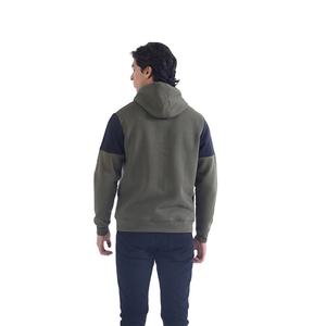 เสื้อสเวตเตอร์แบบสวมหัวมีฮู้ดสีบล็อกสีสำหรับผู้ชายเสื้อผ้าแนวสตรีทผ้าฟลีซผ้าฝ้ายแขนยาวเครื่องแต่งกายสำหรับใช้ในฤดูหนาว - Product Image 3